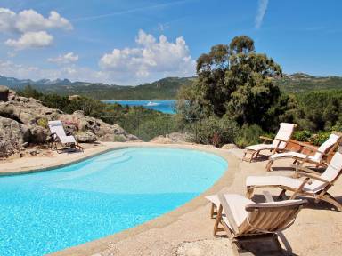Apartment mit Terrasse, privatem Pool und Garten