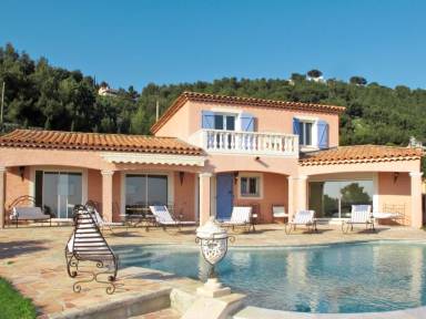 Ferienhaus mit Pool für 10 Gäste mit Hund in Carqueiranne, Provence-Alpes-Côte d'Azur
