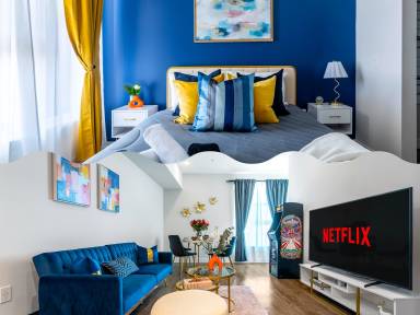 Stylish 1BD Retreat in Hollywood Pool&Free Parking