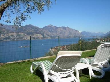 Ferienwohnung, eingezäuntes Grundstück, für 2 Gäste mit Hund in Brenzone sul Garda am Gardasee