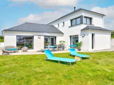 Nichtraucher-Ferienhaus mit Hund in Telgruc-sur-Mer, Finistère, Bretagne