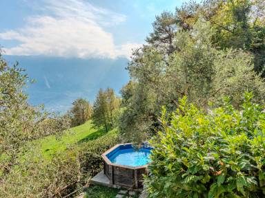 Wohnung mit Grill, Garten und privatem Pool | Seeblick