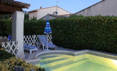 Eingezäuntes Ferienhaus mit Hund und Pool in Fréjus, Provence