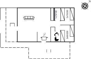 60 m² Ferienhaus ∙ 3 Schlafzimmer ∙ 6 Gäste – Bild 21