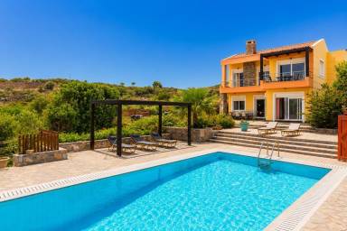 Villa avec barbecue, piscine privée et terrasse