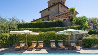 Villa Balcony Volpaia