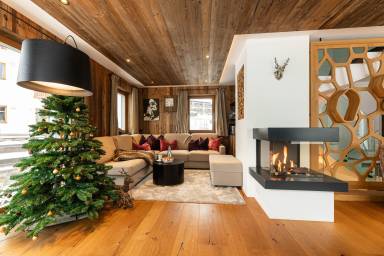 Chalet mit Terrasse, Garten und Sauna | Bergblick