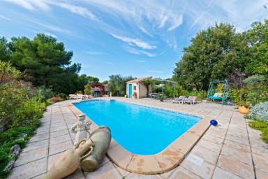 Ferienhaus mit Pool für 2 Gäste mit Hund in Lambesc, Provence-Alpes-Côte d'Azur