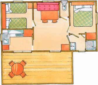 Mobile home with heated pool | Dogs allowed — photo 3