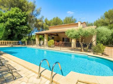Ferienhaus mit Pool für 5 Gäste mit Hund in Grans, Provence-Alpes-Côte d'Azur, Frankreich