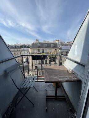 Ferienhaus Terrasse/Balkon Paris