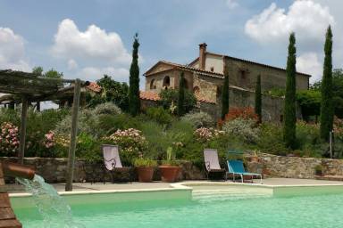 Appartement in Civitella Paganico mit Grill & Pool