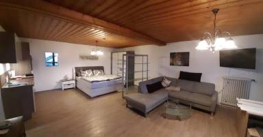 Ferienwohnung mit Garten, Pool und Terrasse | Gartenblick