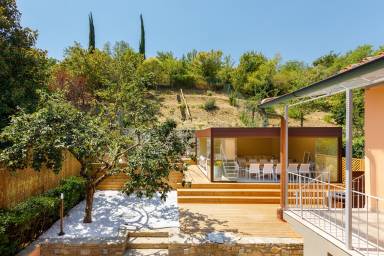 Appartement convivial et familial avec piscine, barbecue et terrasse