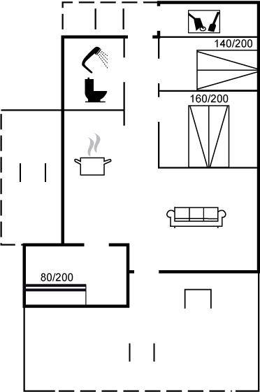 56 m² Ferienhaus ∙ 3 Schlafzimmer ∙ 6 Gäste – Bild 25