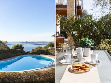 70 qm Ferienwohnung mit Pool für 6 Gäste mit Hund in Toscolano Maderno,  Gardasee