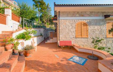 Appartamento con terrazza | Vista sul mare