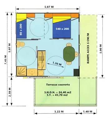 Mobil-home Vaivre-et-Montoille