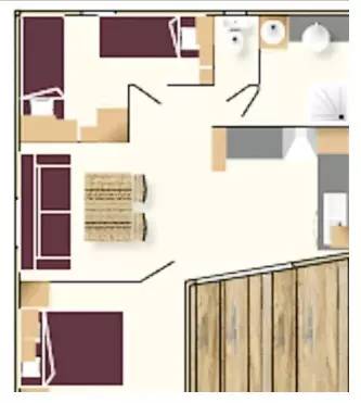 Chalet with patio & garden — photo 3