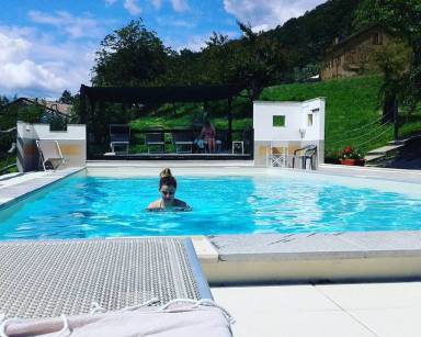 Confortevole casa a Borgo Val Di Taro con sauna e piscina