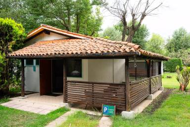 Spettacolare casa mobile con barbecue, terrazza e giardino | Vicino alla spiaggia | Sono ammessi animali domestici
