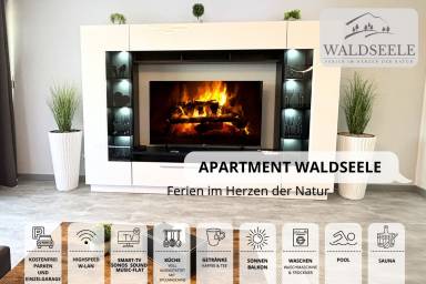 Apartment mit Sauna und Pool