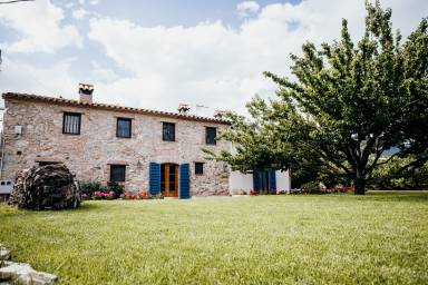 Alojamiento rural con piscina privada, jardín y terraza | Vistas a la montaña