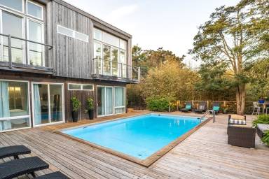 Fantastico alloggio con terrazza, piscina riscaldata e giardino | Vista sul giardino | Accanto alla spiaggia