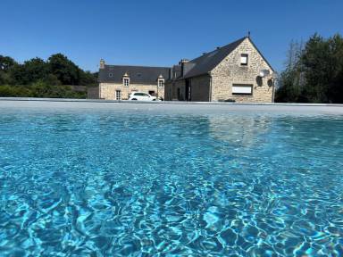 Maison de vacances avec jardin, barbecue et piscine chauffée