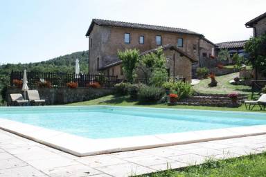 Tolles Appartement in Sovicille mit Pool