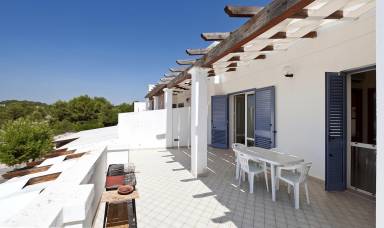 Casa con terrazza e barbecue