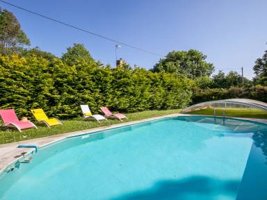 170 m² Ferienhaus ∙ privater Pool ∙ 10 Gäste mit Hund ∙ 5 Schlafzimmer ∙ Ploumilliau, Bretagne, Frankreich