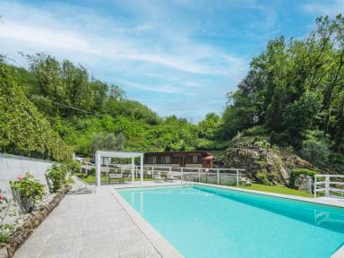 Ferienhaus mit Pool für 5 Gäste mit Hund in Fiano, Toskana