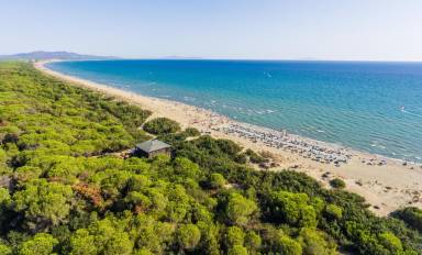 32 qm Ferienhaus für 4 Gäste mit Hund in Marina di Grosseto, Toskana