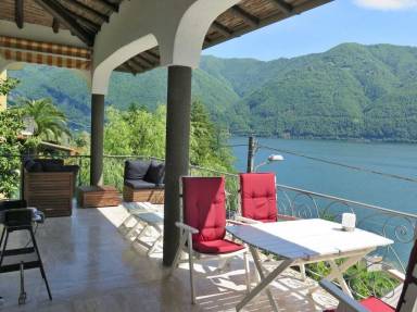 Appartement Balkon / Patio Meer van Lugano