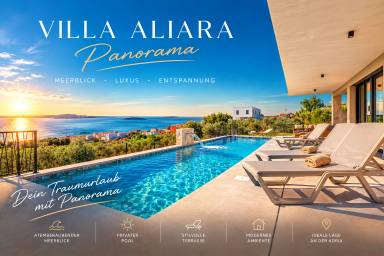 Villa mit Garten, Terrasse und Grill | Naturblick