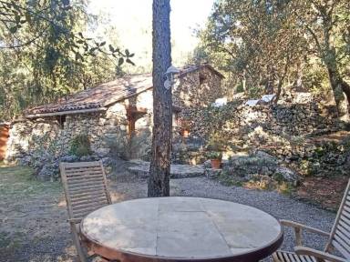 Ferienhaus mit Garten für 4 Gäste mit Hund in Sillans-la-Cascade, Provence