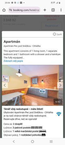 Apartment  Pec pod Sněžkou