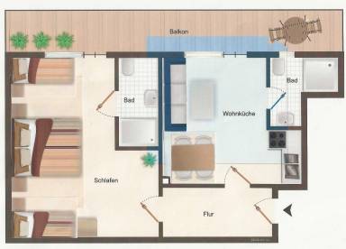 Apartment  Bischofsmais