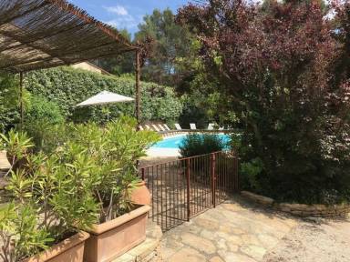 Appartement avec piscine, barbecue et terrasse | Vue jardin