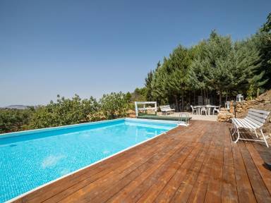 Villa conviviale et familiale avec terrasse, jardin et piscine privée | Vue ville