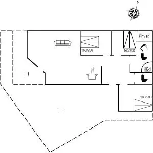 99 m² Ferienhaus ∙ 3 Schlafzimmer ∙ 6 Gäste – Bild 40