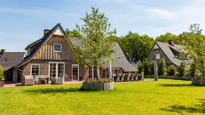 Ferienhaus mit Garten, Pool und Sauna | Haustierfreundlich