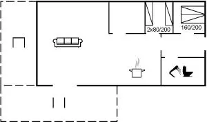 56 m² Ferienhaus ∙ 2 Schlafzimmer ∙ 4 Gäste – Bild 20