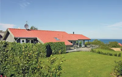 Maison de vacances entièrement équipée avec sauna, terrasse et barbecue | Vue mer