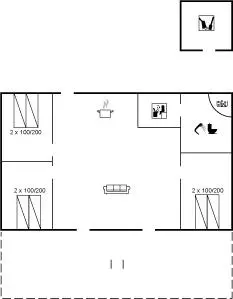 112 m&sup2; Ferienhaus 3 Schlafzimmer 9 G&auml;ste