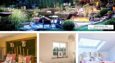 Familienorientierte schöne Wohnung mit privatem Pool, Terrasse und Garten | Ideal für Homeoffice | Hunde erlaubt