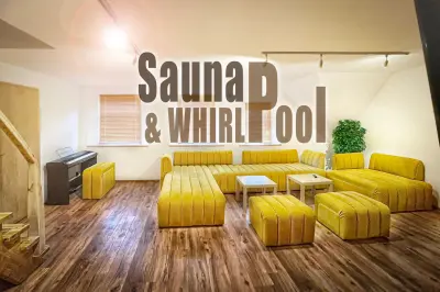 Apartment mit Sauna, beheiztem Pool und Whirlpool | Gartenblick