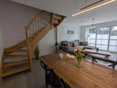 Casa con terrazza e barbecue