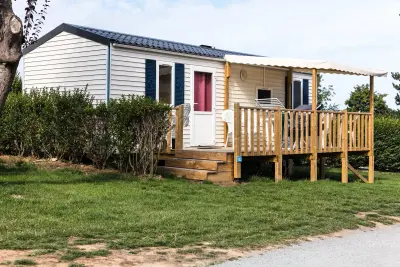 Mobilheim mit Grill und Pool | Hunde erlaubt